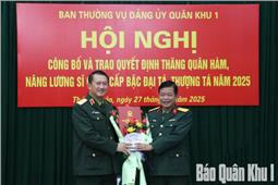 Thăng quân hàm Đại tá, Thượng tá và nâng lương trước thời hạn năm 2025